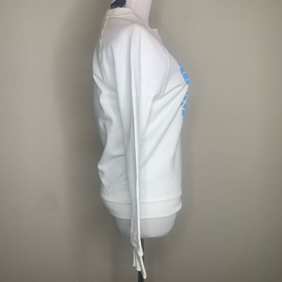 NWT J Crew White Eau Yes Sweatshirt Crew Neck XS - Picture 4 of 9